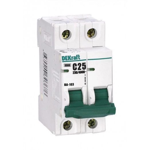 Выключатель автоматический модульный 2п C 32А 6кА ВА-103 SchE 12077DEK