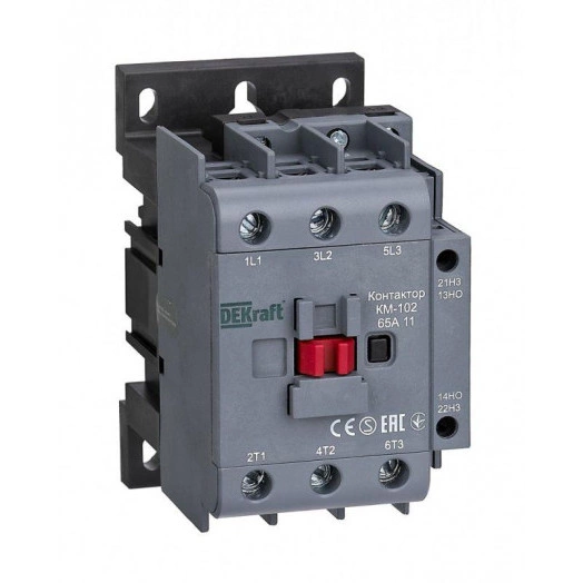 Контактор КМ-102 65А 110В AC3 AC4 1НО+1НЗ SchE 22328DEK