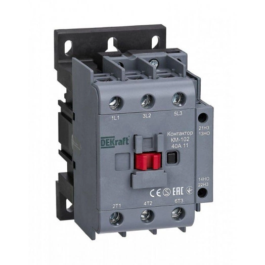 Контактор КМ-102 40А 110В AC3 AC4 1НО+1НЗ SchE 22320DEK