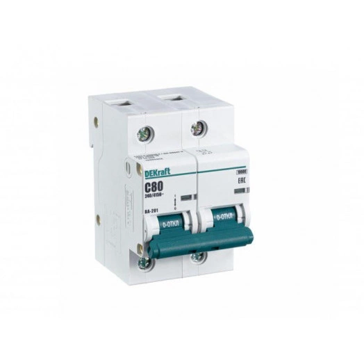 Выключатель автоматический модульный 2п C 80А 10кА ВА-201 SchE 13005DEK