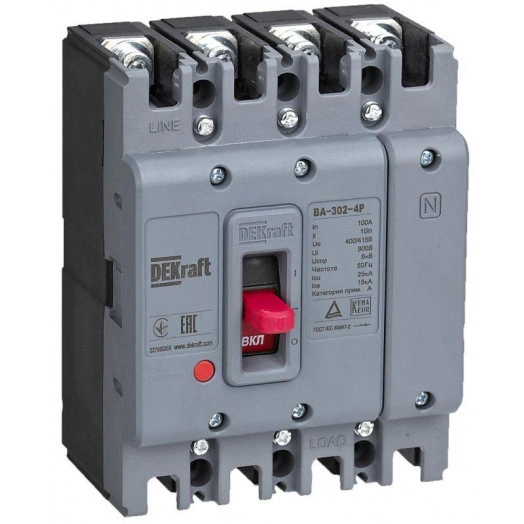 Выключатель автоматический 4п 25А 25кА ВА-302 SchE 22774DEK