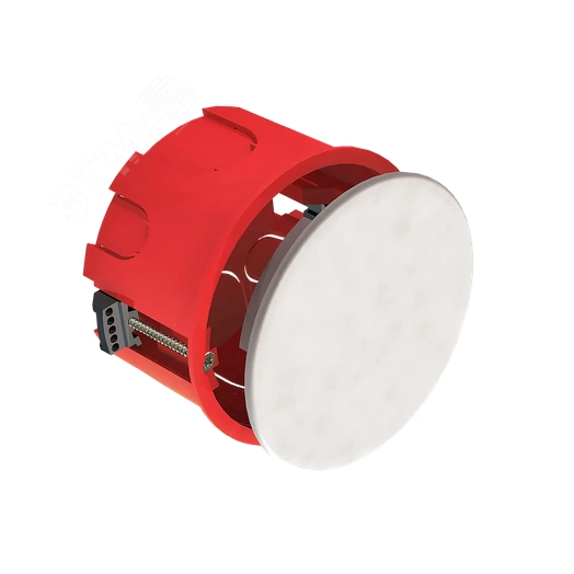 Коробка КМ41025 распаячная d80х40мм для полых стен пластиковые лапки