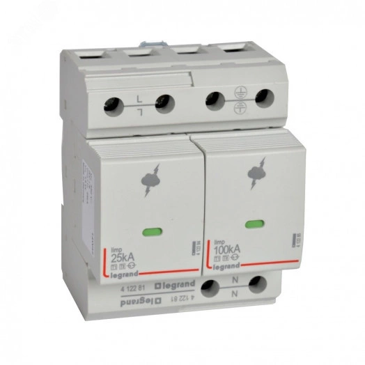 УЗИП T1 25kA P+N сигн.конт