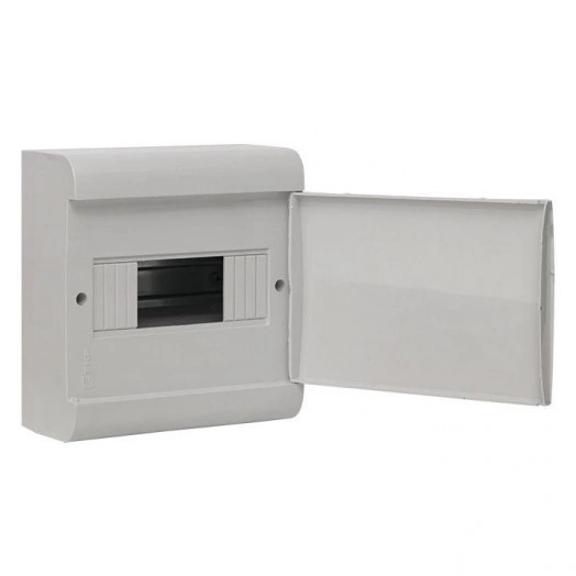 Щит ЩРН-П-8 IP41 бел. дверца (пром. упак.) Basic EKF pb-n-8w-bas