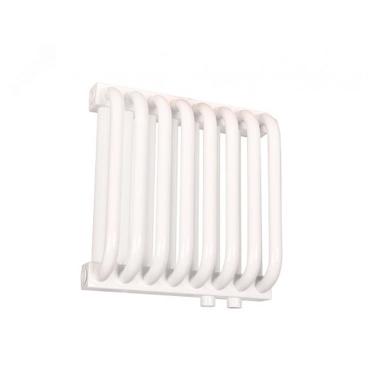 Радиатор стальной двухтрубчатый 300/100/12 нижнее правое подключение белый глянцевый