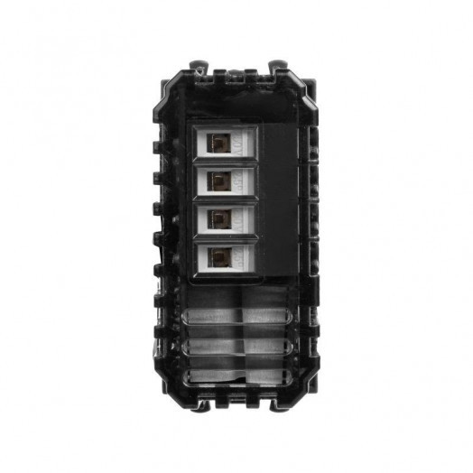Диммер кнопочный модульный 1мод. для LED ламп Avanti "Черный матовый" DKC 4412341