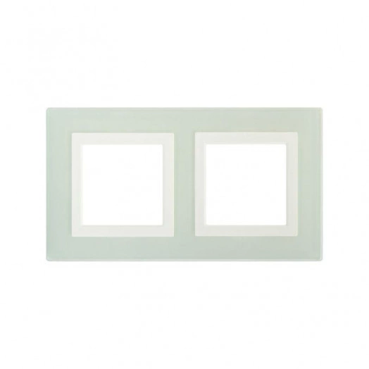 Рамка 4мод. Avanti натуральное стекло светло зел. DKC 4406824