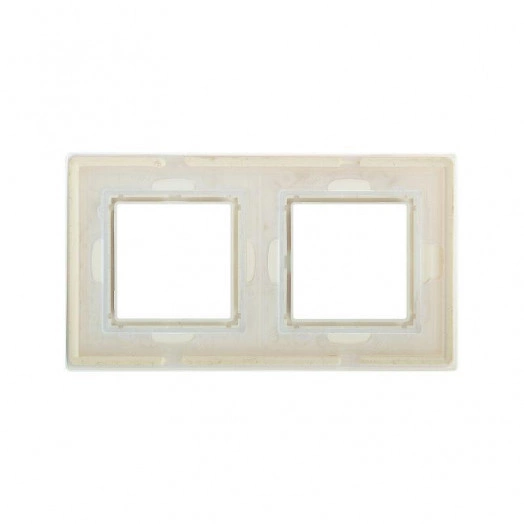 Рамка 4мод. Avanti натуральное стекло светло зел. DKC 4406824