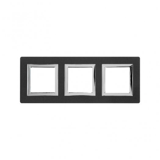 Рамка 6мод. Avanti алюм. черн. DKC 4402836