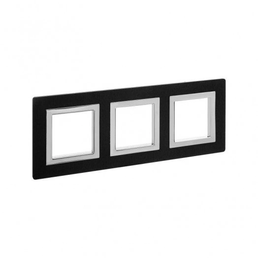 Рамка 6мод. Avanti алюм. черн. DKC 4402836