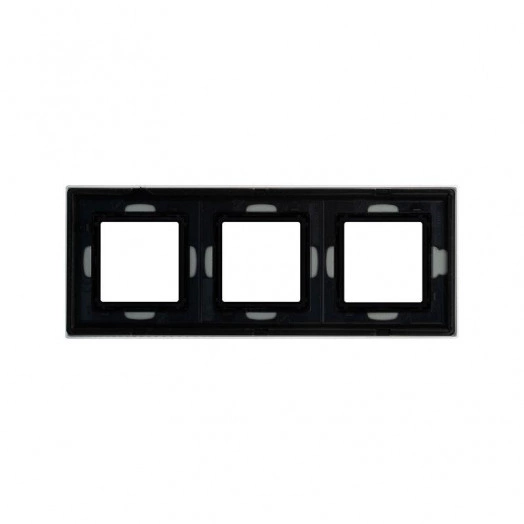 Рамка 6мод. Avanti натуральное стекло светло сер. DKC 4404826