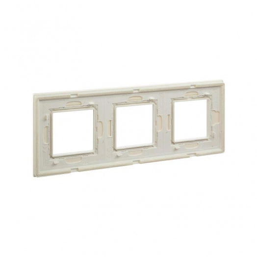 Рамка 6мод. Avanti натуральное стекло бел. DKC 4400826