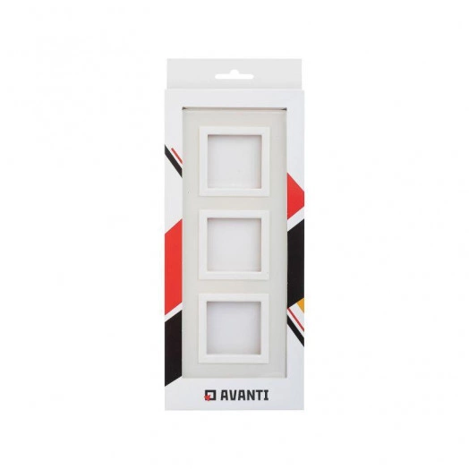 Рамка 6мод. Avanti натуральное стекло бел. DKC 4400826