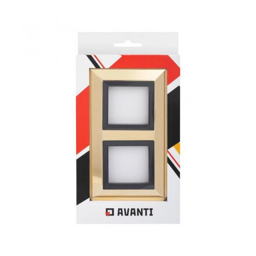 Рамка 4мод. Avanti металл зол. DKC 4408854