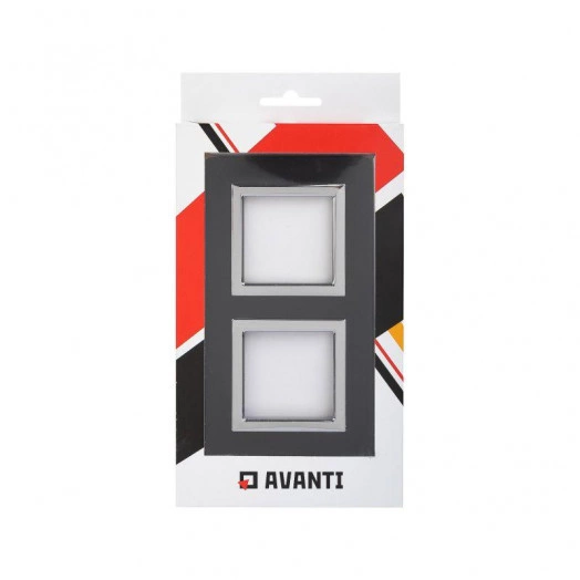 Рамка 4мод. Avanti алюм. черн. DKC 4402834