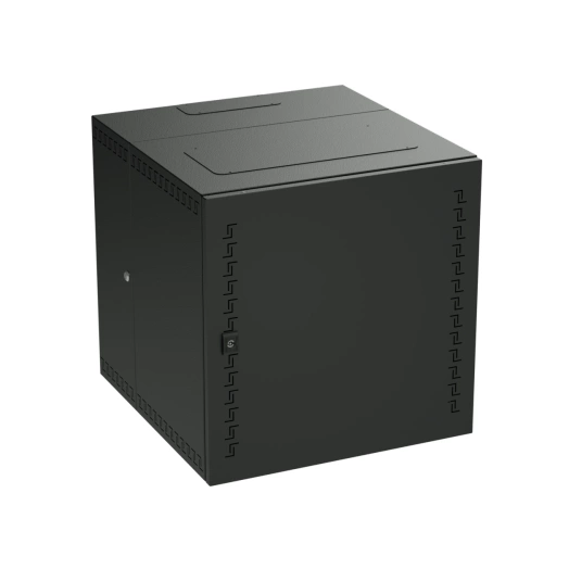 Шкаф телекоммуникационный навесной 16U (800х600х650) дверь стекло RAL9005 DKC R5STI1665MTB