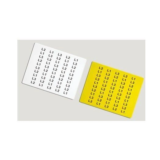 Табличка полужесткая полиэстер бел. (уп.770шт) DKC TAS159W