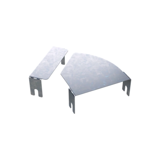 Крышка для угла горизонтального изменяемого осн.600 CPO 0-44 цинк-ламель (аналог гор. цинк.) DKC 38016HDZL