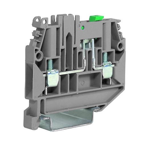 Клемма CBS.4/GR с ножевым размыкателем 4кв.мм 1 уровень винт. DKC ZCBS04GR