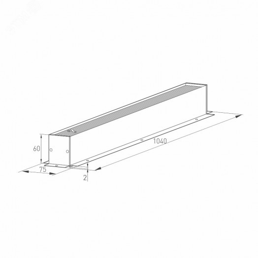 Трек встраиваемый MAG-TRACK-4560-F-1040 (WH) (, IP20 Металл, 3 года)