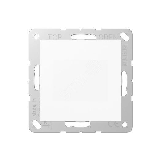 Крышка для произвольных отверстий (с несущей платой)  Серия A500  Материал- термопласт  Цвет- белый