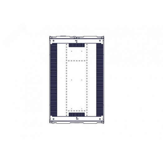 Шкаф Uniprom. 42U-750/1200. боковые панели 4шт. черный