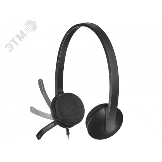 Гарнитура проводная, накладная H340, USB-A, черный