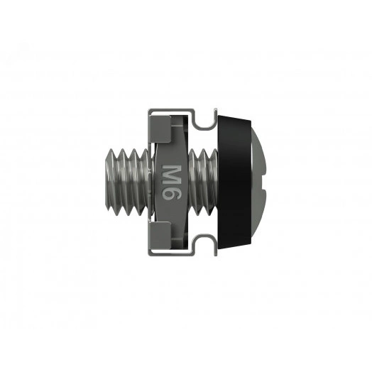 Набор крепежный. винт М6х16. гайка М6. пластиковая шайба М6 для 19'' оборудования (упак.50 шт)