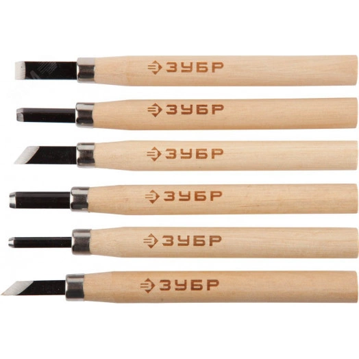 Резцы ''ЭКСПЕРТ'' фигурные Профессиональные, 6шт