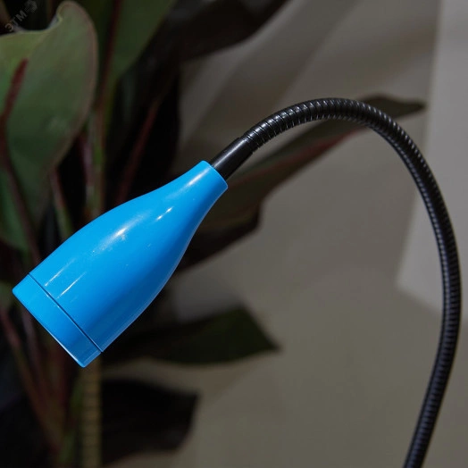 Светильник настольный светодиодный прищепка Механический выключатель ULM-D501 4W/4000K BLUE Синий