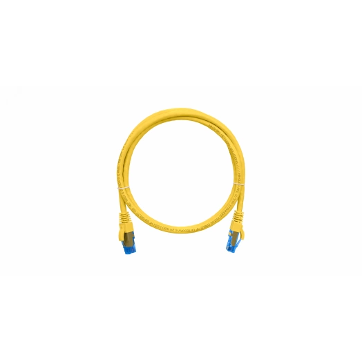 Патч-корд U/UTP 4 пары Cat 6 2хRJ45/8P8C T568B 7х0205мм LSZH желтый 0.5м