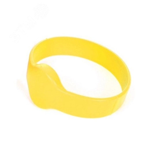 Браслет Mifare IL-10D54MY силиконовый без застёжки (жёлтый детский)