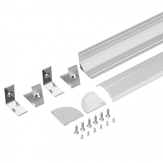 Профиль с экраном SL-KANT-H30-2000 ANOD+OPAL (, Алюминий)