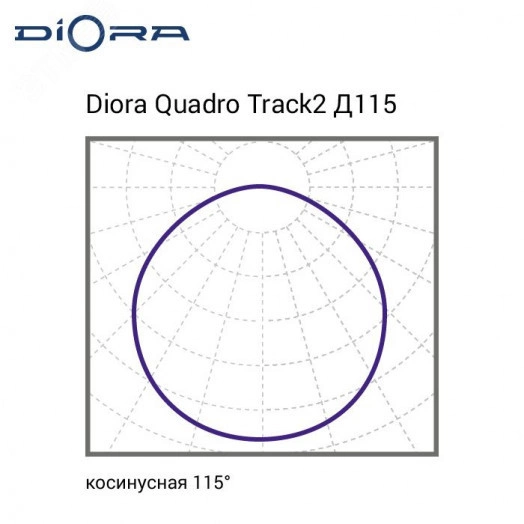 Diora Quadro Track2 56/8500 Д115 6K Black