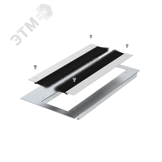 Пластина для глубины 800, с щеткой