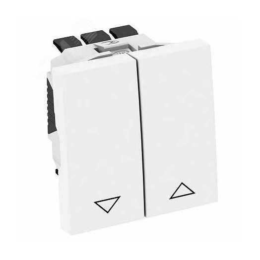 Выключатель для рольставней, 1-полюсный, 10 A / 250 В (белый)