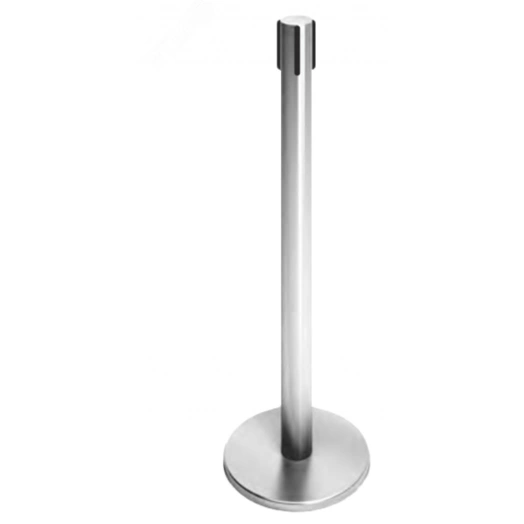 Стойка ограждения передвижная с ремнем (2 метра черный)