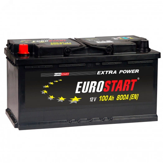 Аккумулятор автомобильный EUROSTART Extra Power 100Ah L+