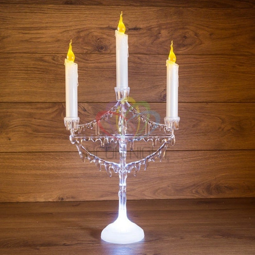 Фигура на подставке Подсвечник со свечками 50 см