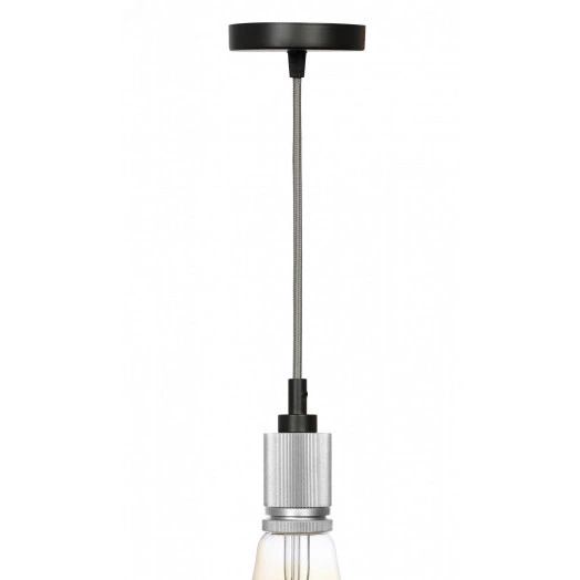 Подсветка декоративнаяPL13 E27 - 8 CH цоколь Е27 провод 1 м цвет хром (60/360)