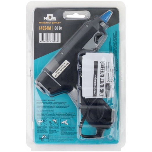 Пистолет клеевой д.11 мм, 12 Вт (80 Вт)