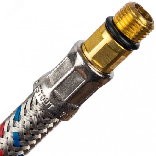 Подводка гибкая для смесителя М10 х 18 - 1/2' ВР длина 40 см