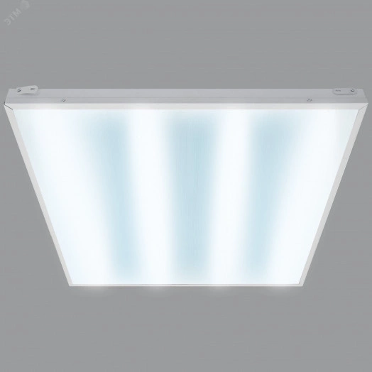 Светильник светодиодный потолочный встраиваемый. Белый свет (5000K). 4600Лм. 588X588x40мм. Корпус белый. В комплекте с и/п. ТМ .