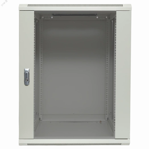 Шкаф настенный 19' TERACOM PRO 12U 600х450 мм дверь стеклянная с замком-ручкой серый