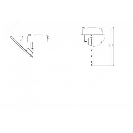 Diora Quadro Track 30/4300 Д 3K White