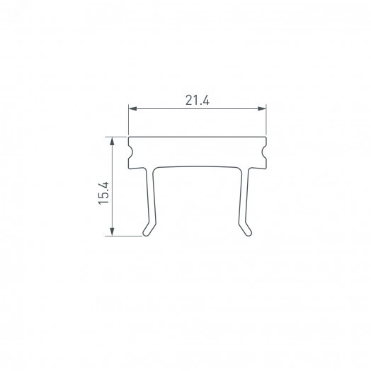 Экран HR-FACADE-2000 матовый (, Пластик)