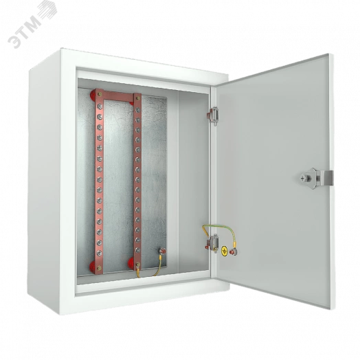 Ящик ГЗШ 30 подключений. 3х40 мм (ВхШхГ 500х400х220 мм). 475А. IP31. цвет серый Ral 7035