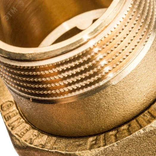 Разъемное соединение 'американка' ВН, уплотнение под гайкой по плоскости 1' 1/4