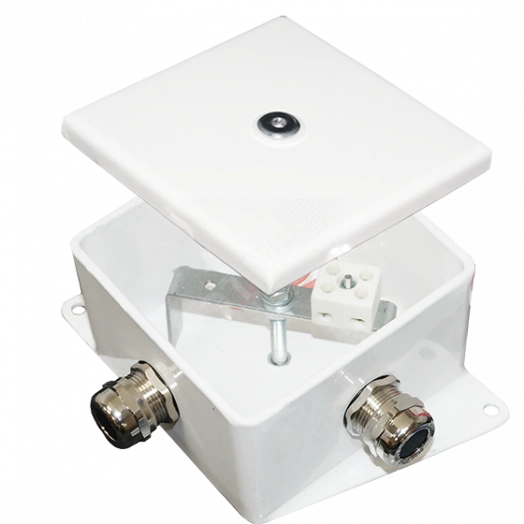 Коробка монтажная огнестойкая КМ-О (6к*60)-IP66-100х100 три ввода ABD