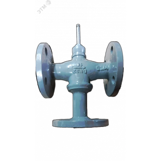 Клапан регулирующий фланцевый линейный трехходовой под электропривод PN16, DN40, Kvs 25, 20мм (FV3-40)